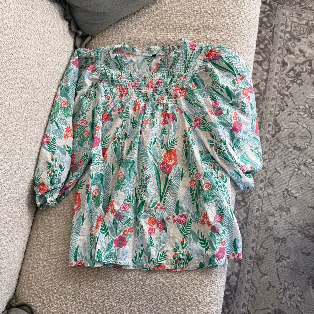 Michelle McDowell Floral Blouse🤍
